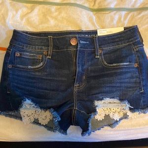 American eagle “shortie” shorts.
